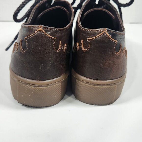 Circle G Embroidered Lace up Shoes 6.5 - Picture 4 of 6